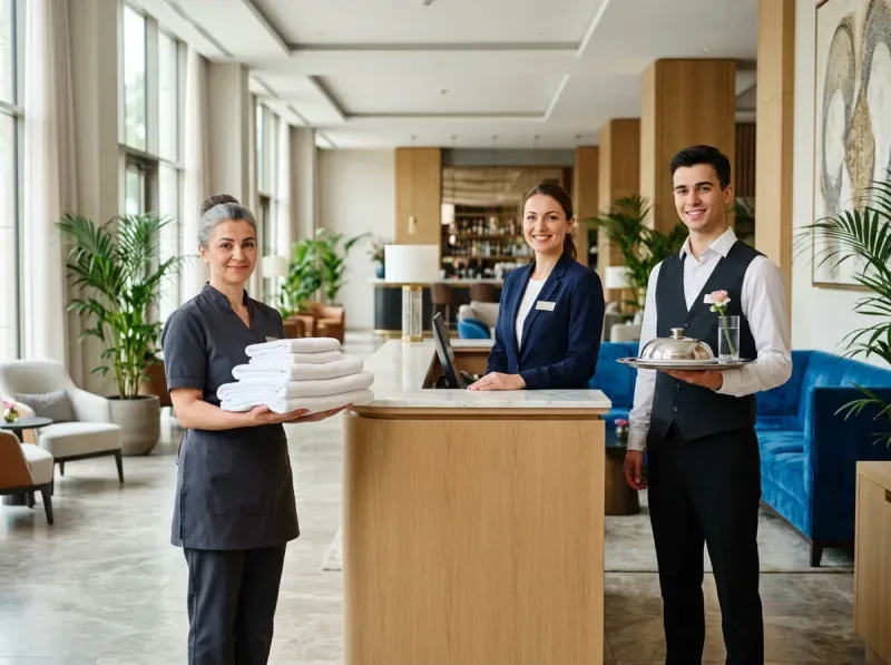 Welches Hotelpersonal wir vermitteln
